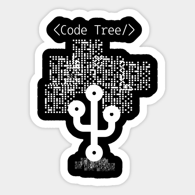 Coding Tree Sticker by CodeArt